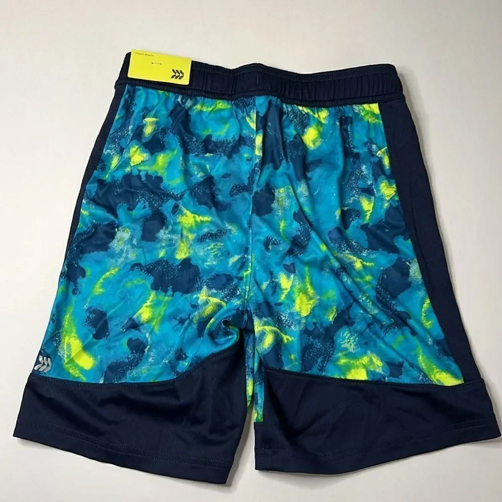All in Motion Boys Blue Basketball Shorts Size Medium (8/10)